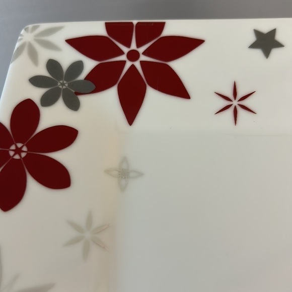 Food network 10”x10” cookie plate new without box or tag heavy porcelain plate - Picture 3 of 8